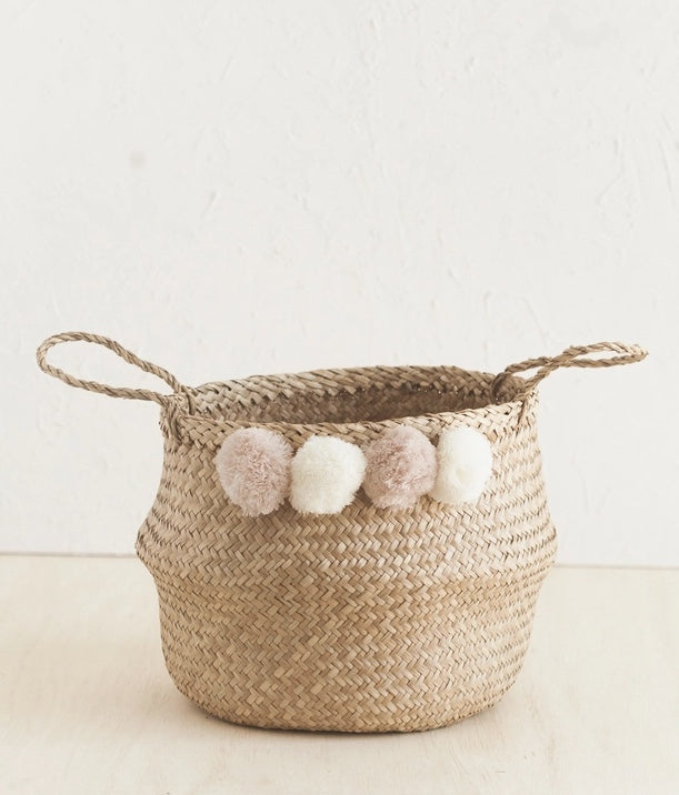 SWEET PEA BELLY BASKETS | Handwoven in Vietnam