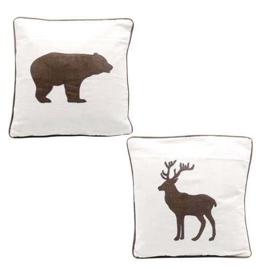 Animal Applique Pillow