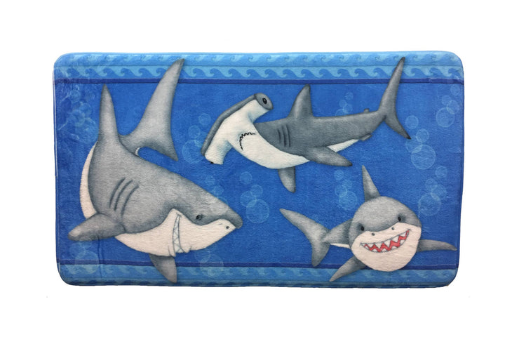 Fish 'N Sharks Bathroom Mat