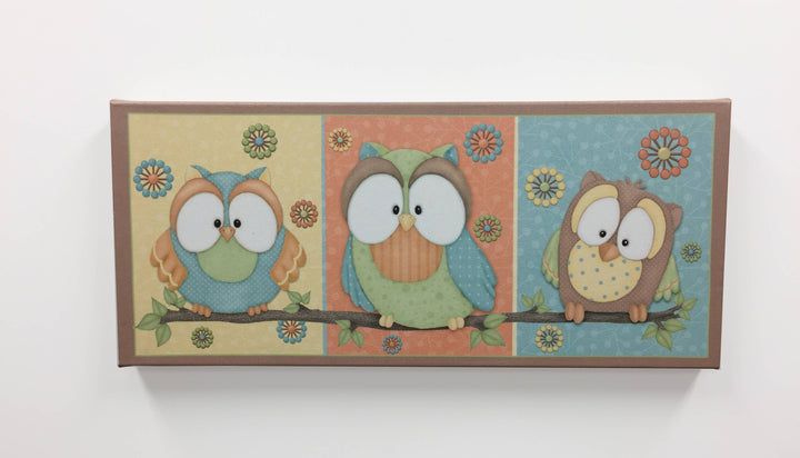 Who's Hoo Owl Canvas Wall Art