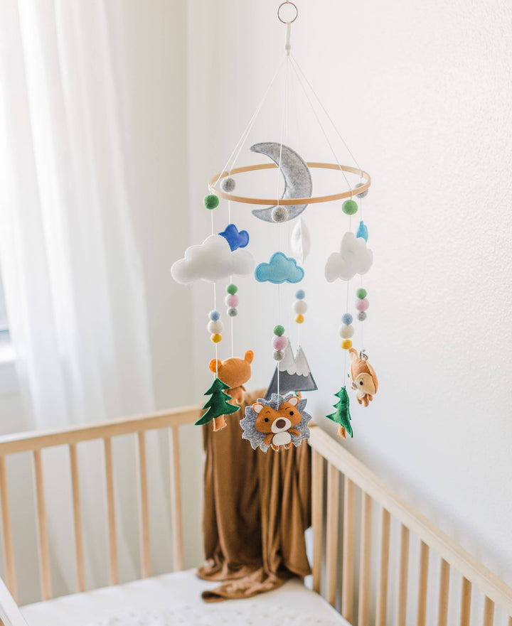 Woodland Animals Crib Mobile