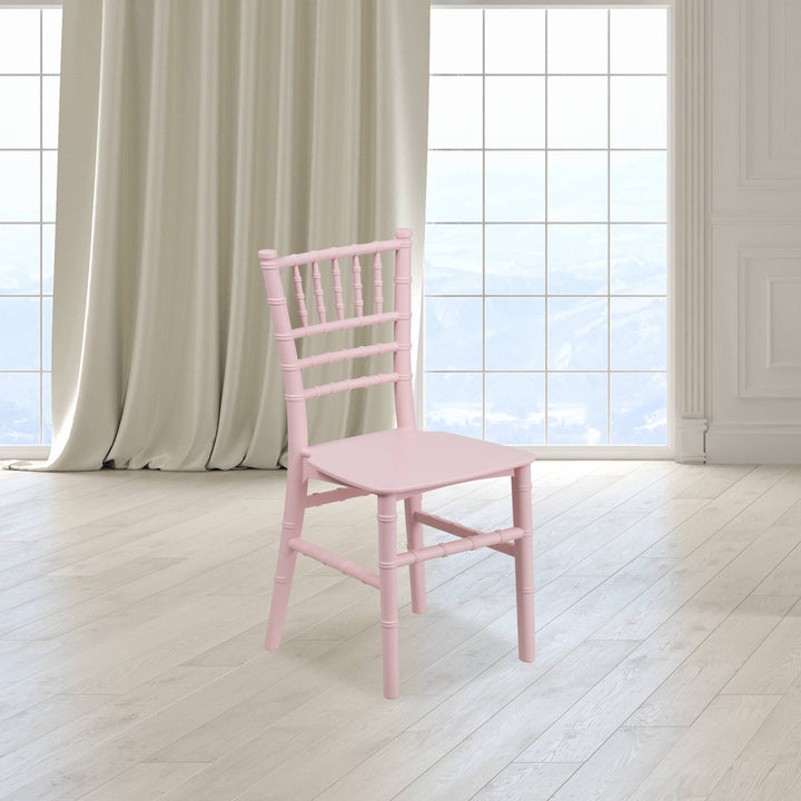 Kids Pink Resin Chiavari Chair - Event Chair